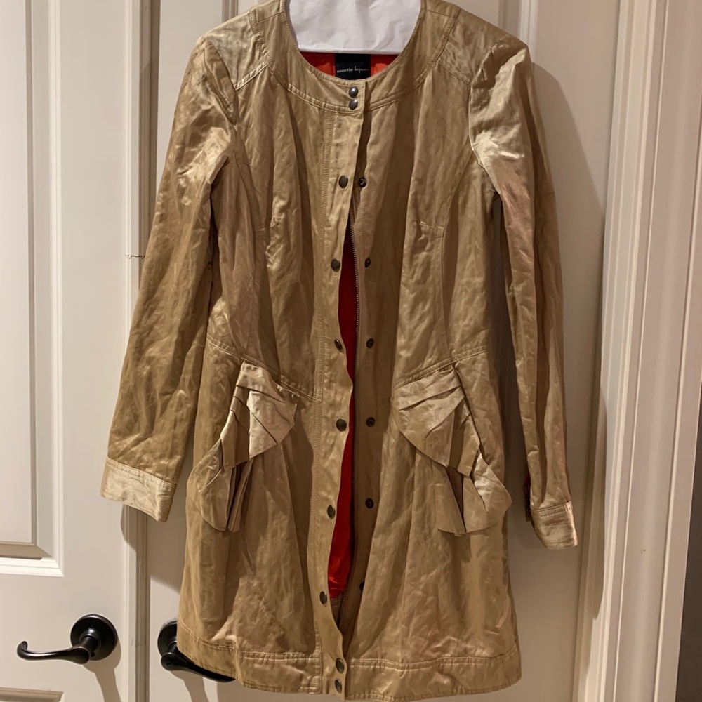 Nanette Lepore Gold Ladies Coat / Jacket